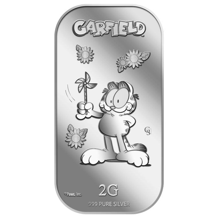 2g 2022 Spring Garfield Silver Bar