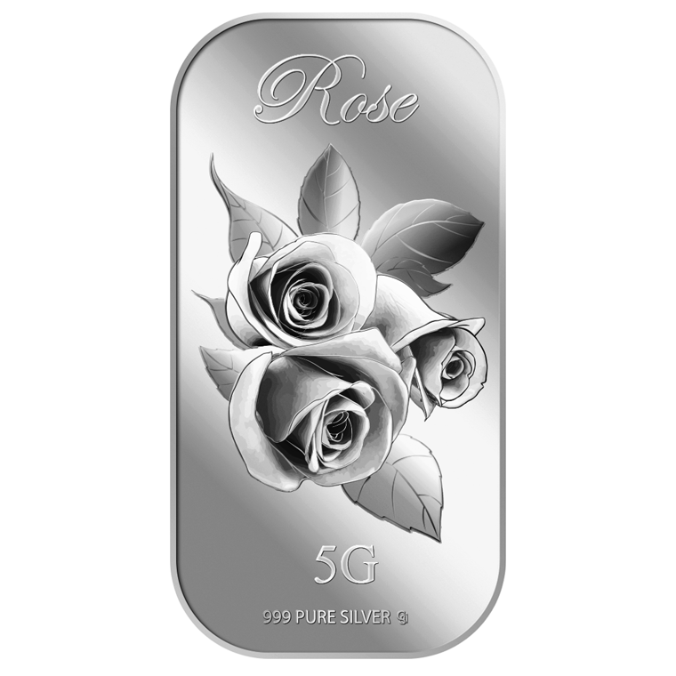 5g Small Rose (Series 2) Silver Bar (Coming Soon)