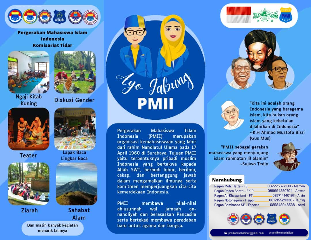 Mars PMII Lirik, Lagu Wajib Pergerakan Mahasiswa Islam Indonesia Versi 3 Versi Bahasa