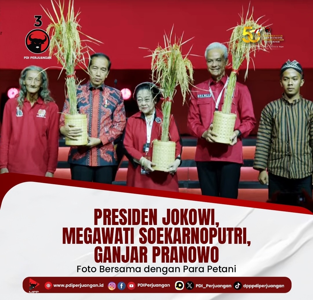 Jokowi Apresiasi Terkait Gagasan Ganjar untuk Kedaulatan Pangan Indonesia